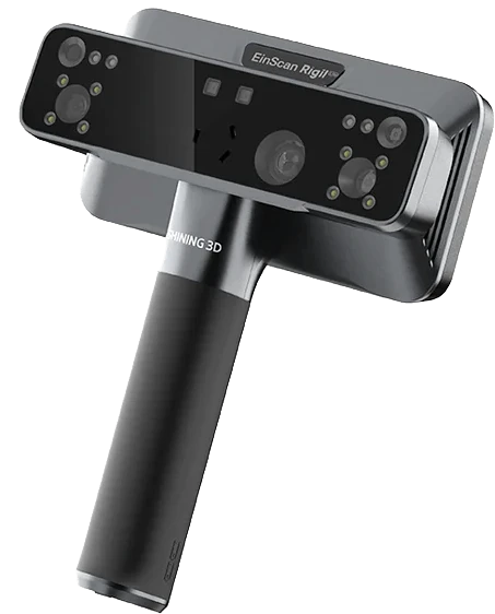 EinScan Rigil Lite, front with cameras and laser projector
