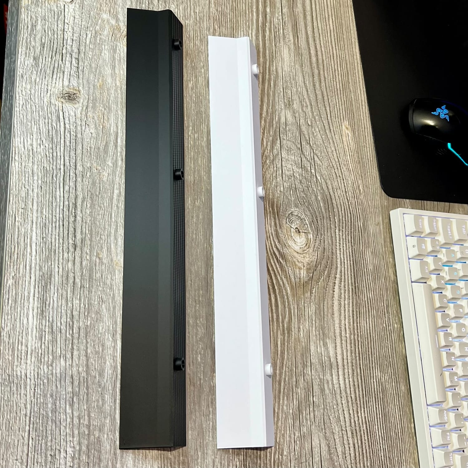 The mainboard side cover in black and white, off the case
