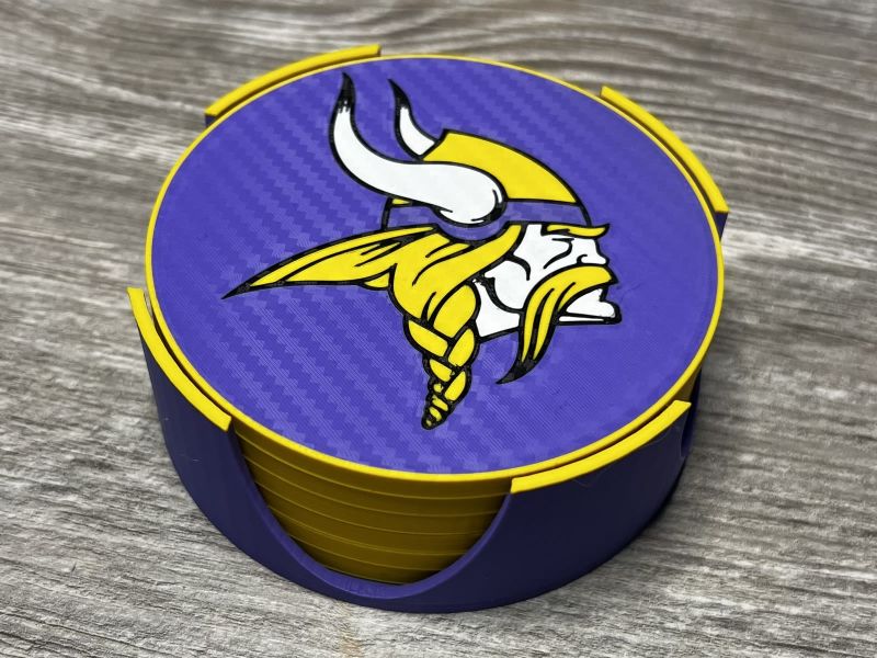 The coaster holder with the 33 on top