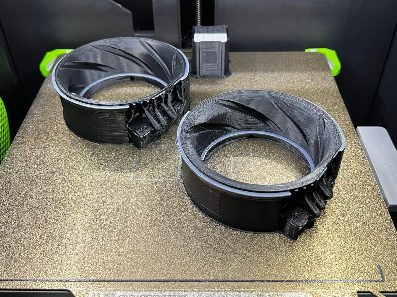 Velocity stacks fresh off the print bed