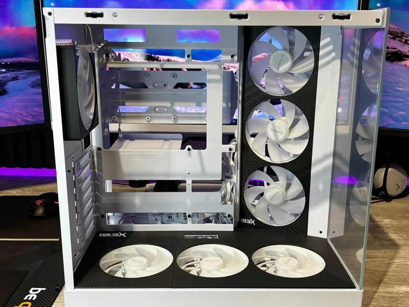 The Light Base 500 with the printed panels fitted, before the hardware went in