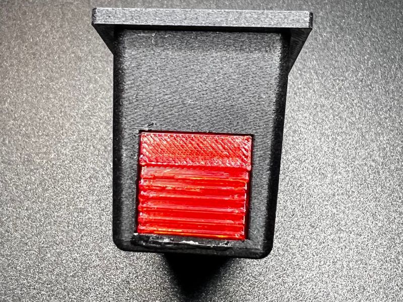 Light version with the red TPU window