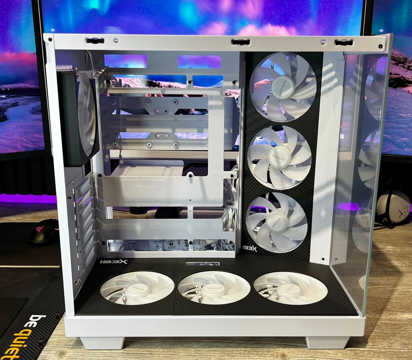 The Light Base 500 with the printed panels fitted, before the hardware went in